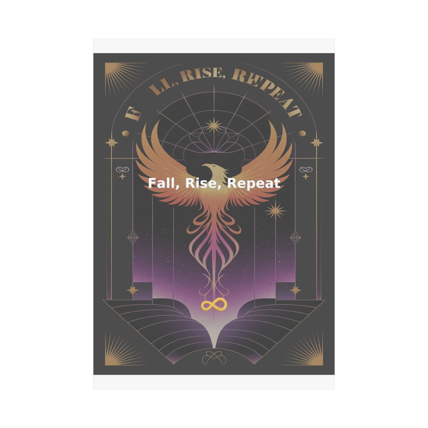 Fall, Rise, Repeat - Matte Vertical Posters