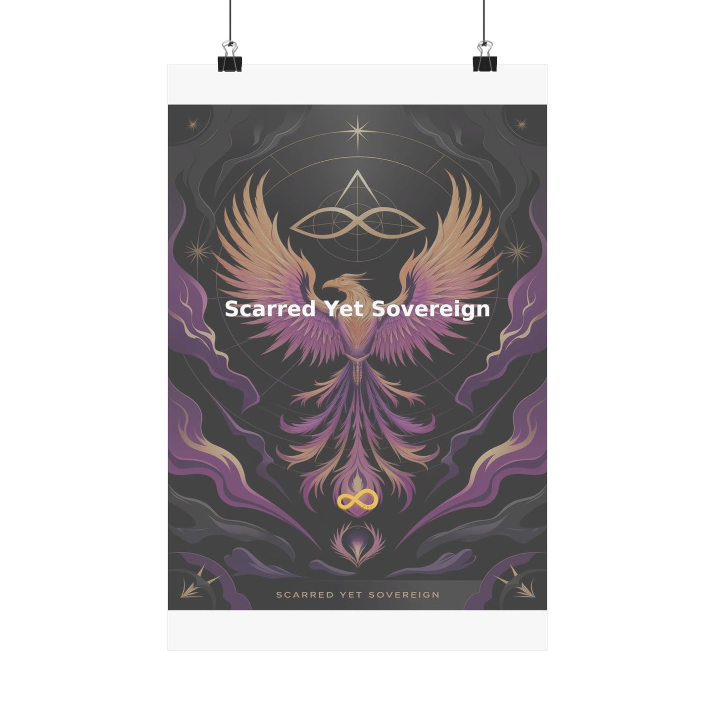 Scarred Yet Sovereign - Matte Vertical Posters