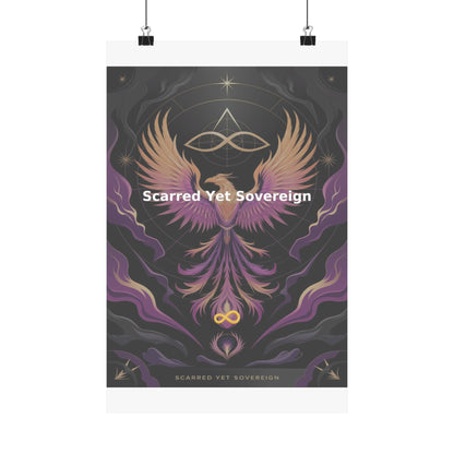 Scarred Yet Sovereign - Matte Vertical Posters