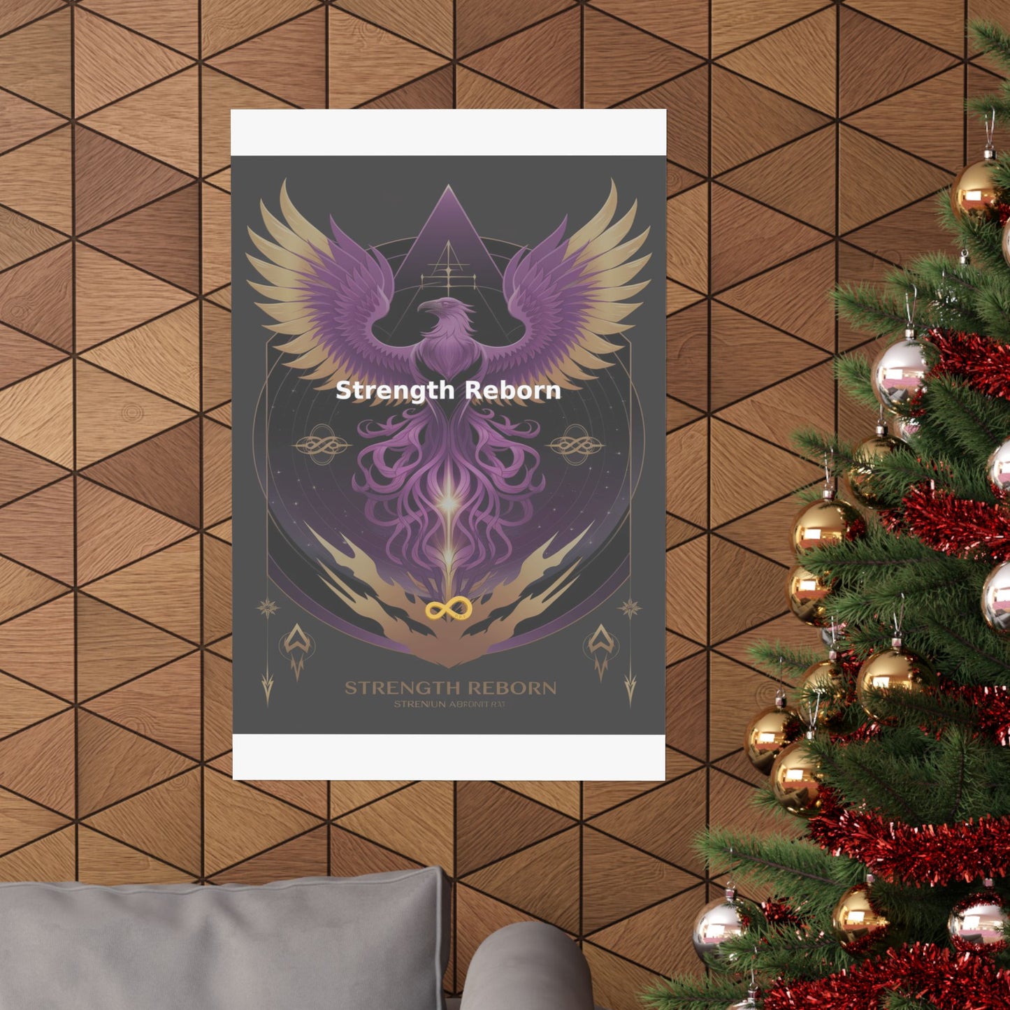 Strength Reborn - Matte Vertical Posters