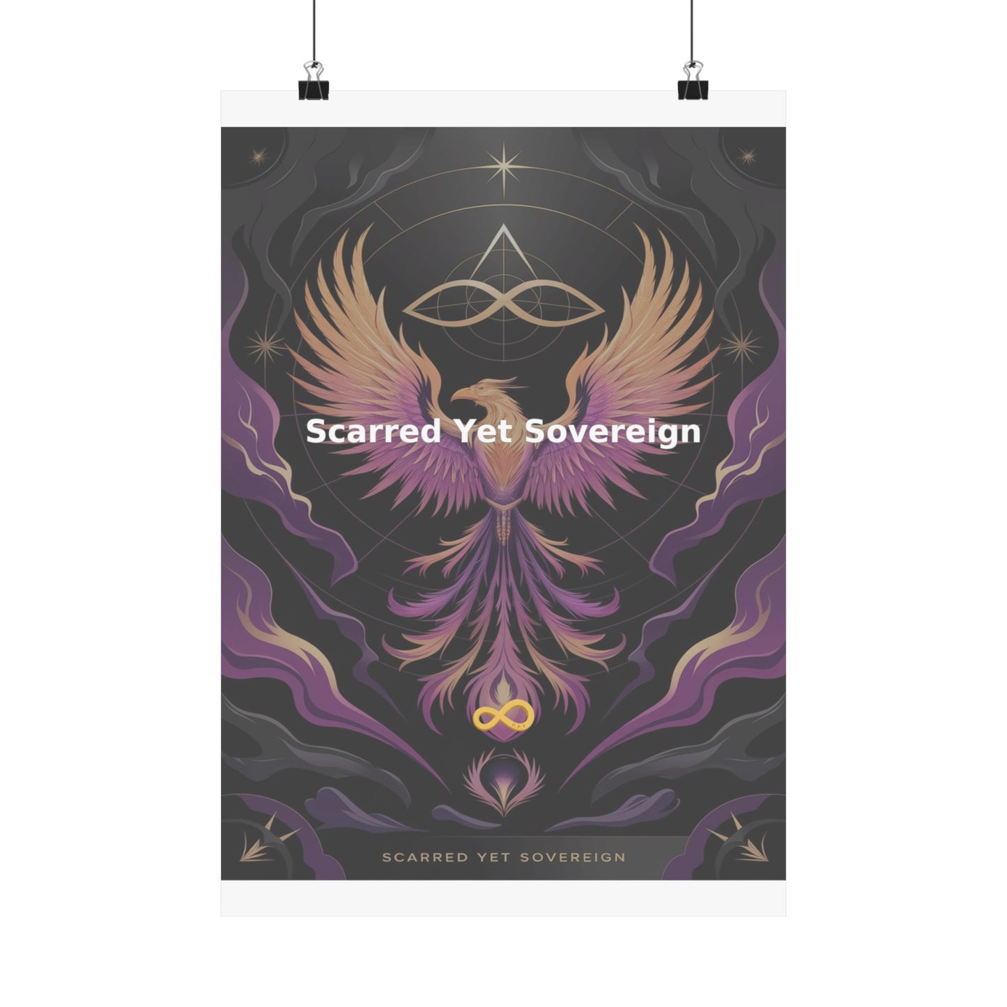 Scarred Yet Sovereign - Matte Vertical Posters