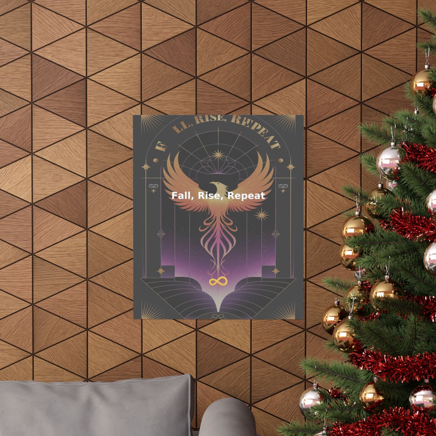 Fall, Rise, Repeat - Matte Vertical Posters