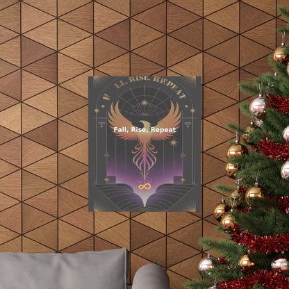 Fall, Rise, Repeat - Matte Vertical Posters