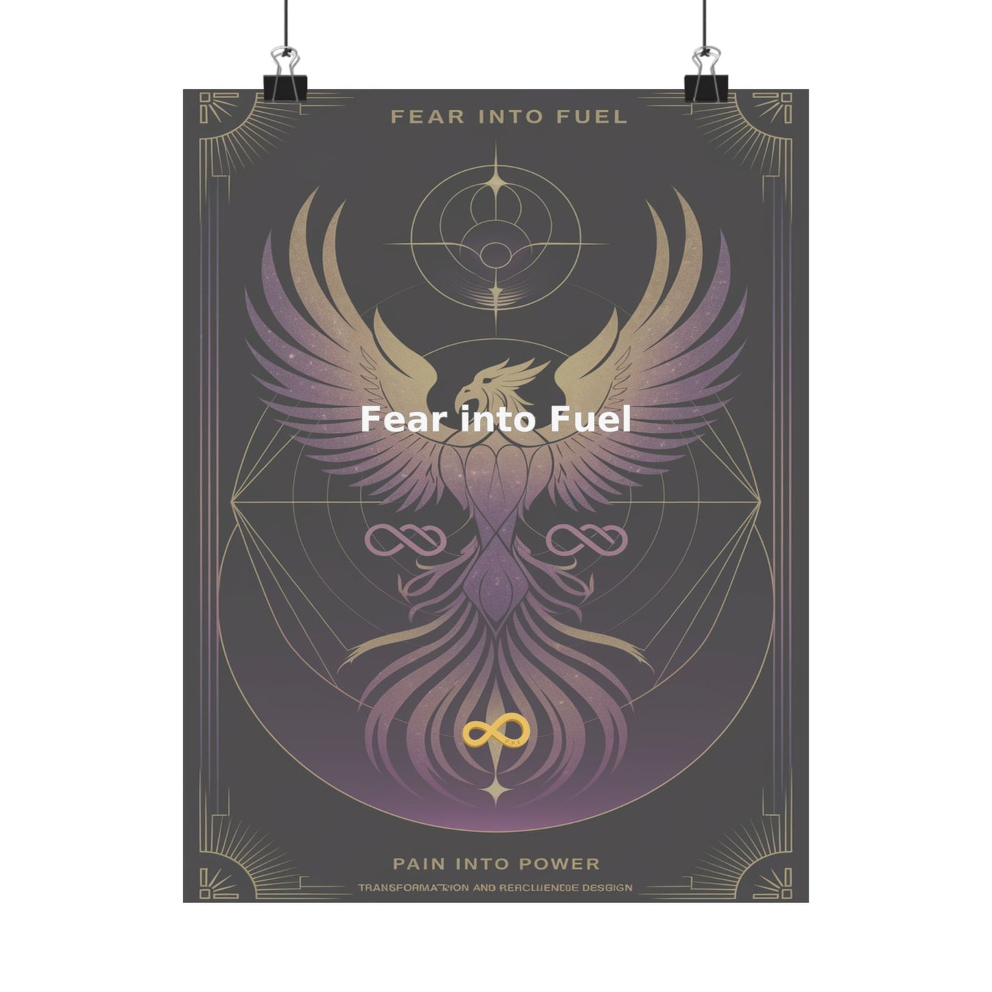 Fear into Fuel - Matte Vertical Posters