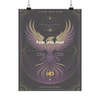 Fear into Fuel - Matte Vertical Posters