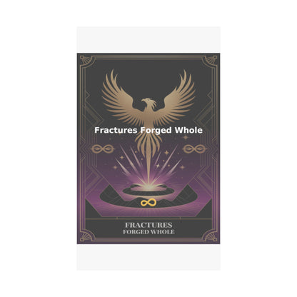 Fractures Forged Whole - Matte Vertical Posters
