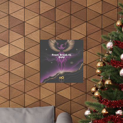 From Break to Bold - Matte Vertical Posters