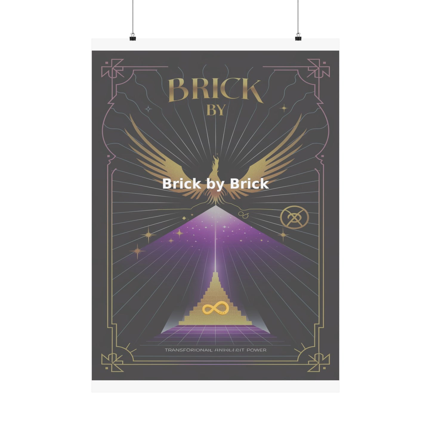 Brick by Brick - Matte Vertical Posters