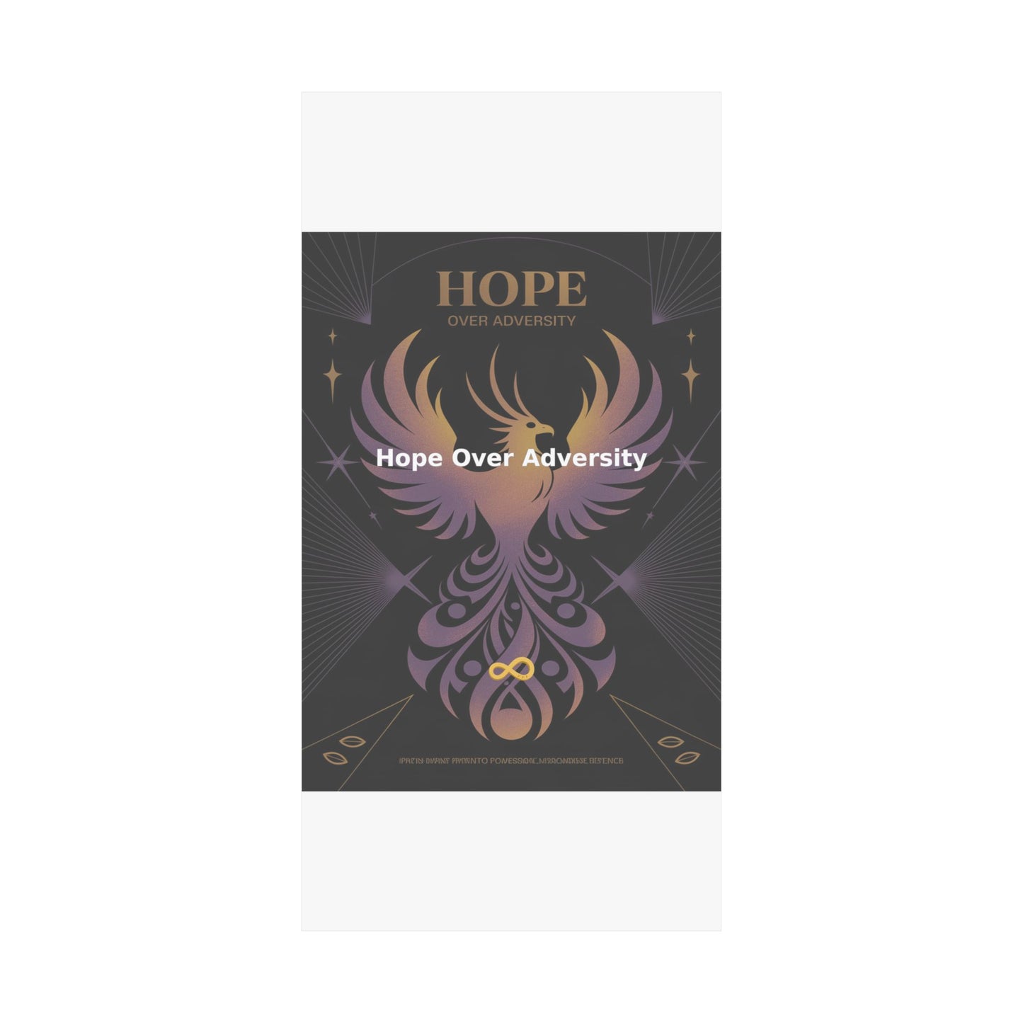 Hope Over Adversity - Matte Vertical Posters