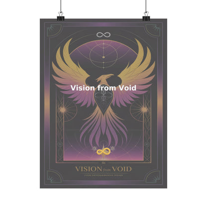 Vision from Void - Matte Vertical Posters