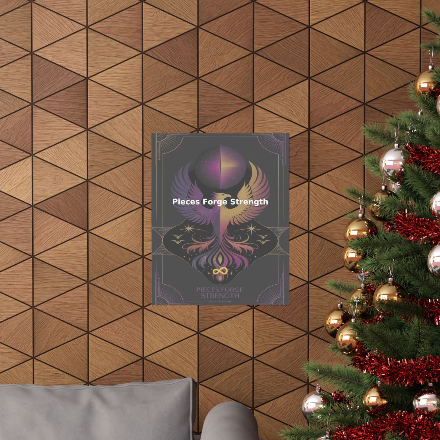 Pieces Forge Strength - Matte Vertical Posters