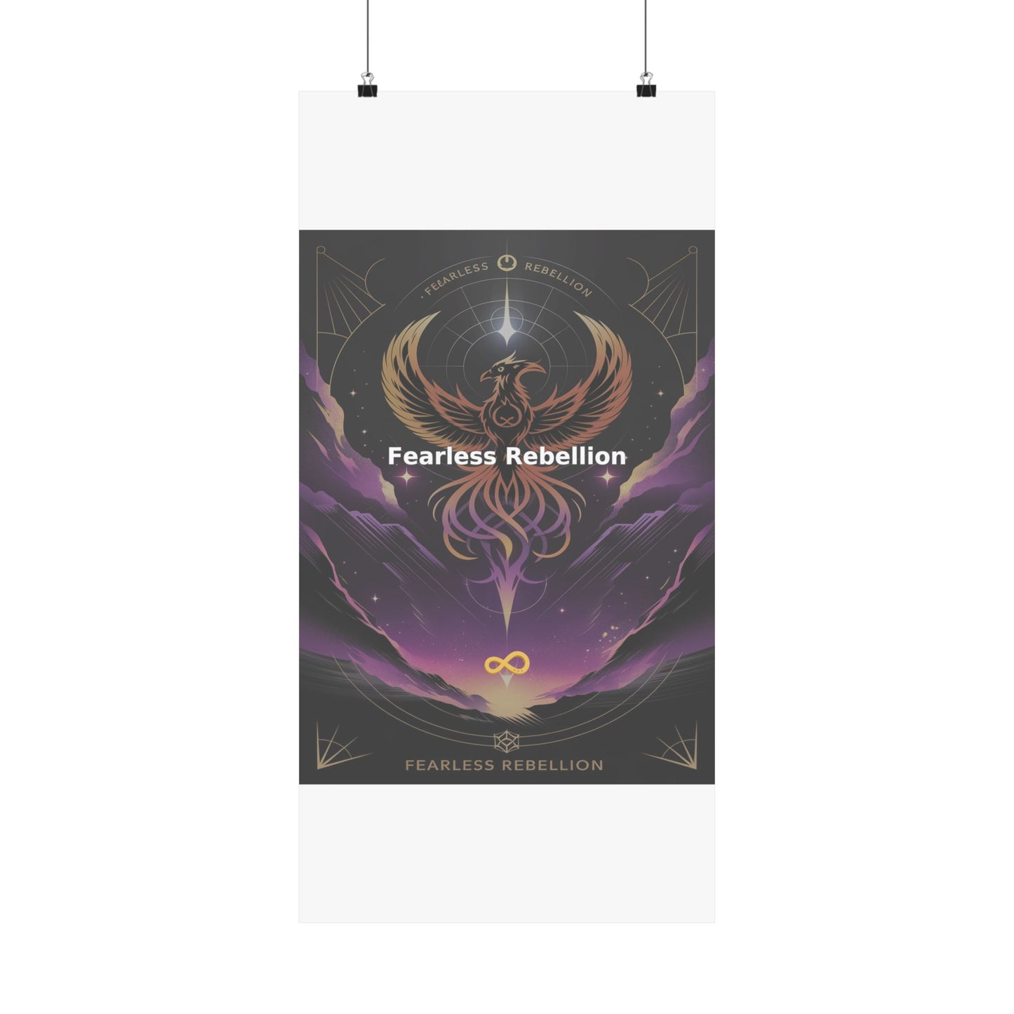 Fearless Rebellion - Matte Vertical Posters