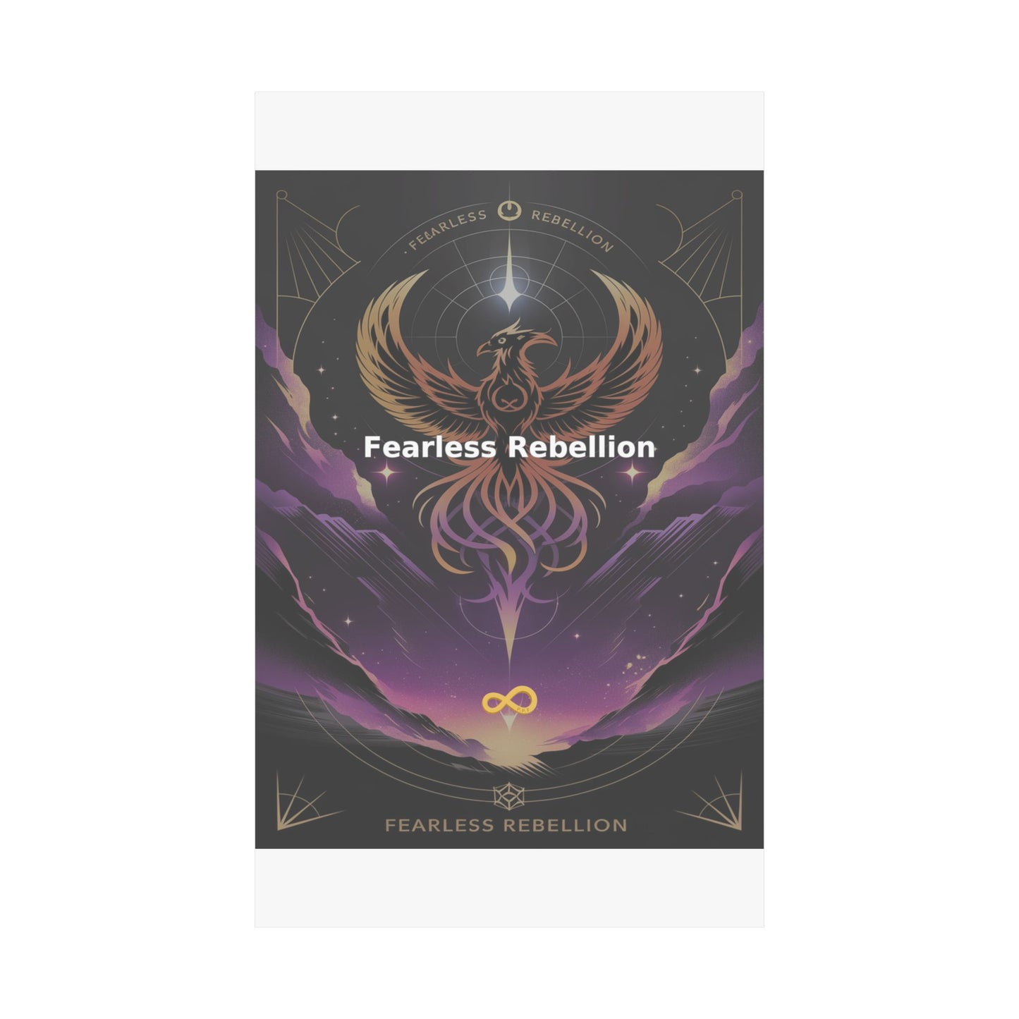 Fearless Rebellion - Matte Vertical Posters
