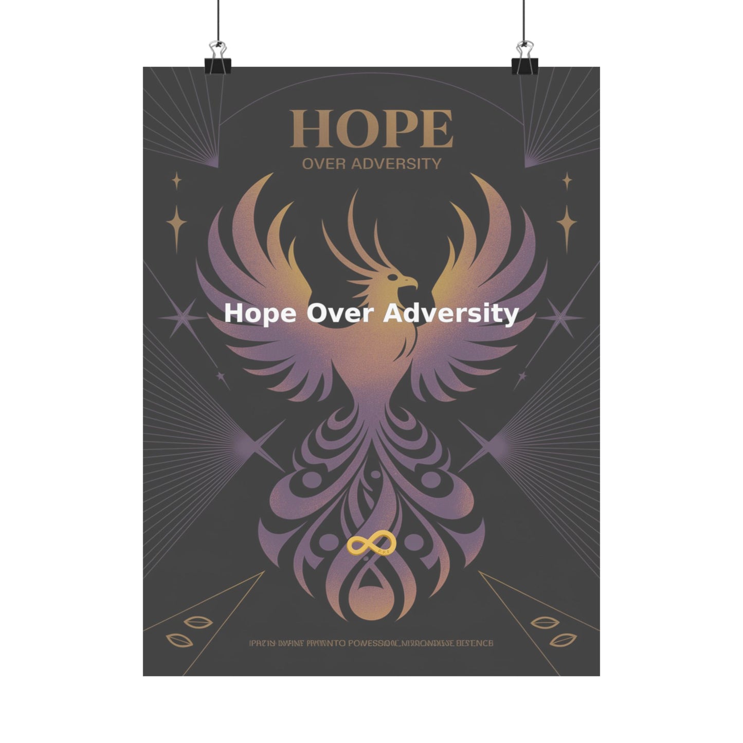 Hope Over Adversity - Matte Vertical Posters