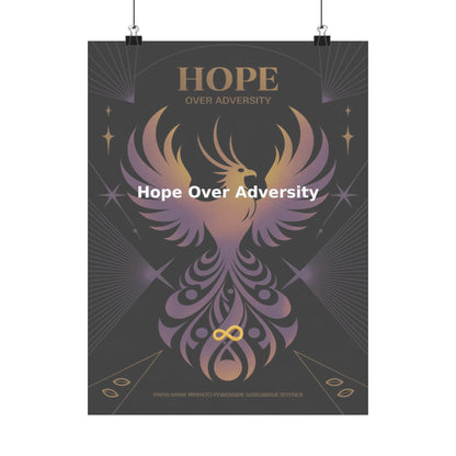 Hope Over Adversity - Matte Vertical Posters