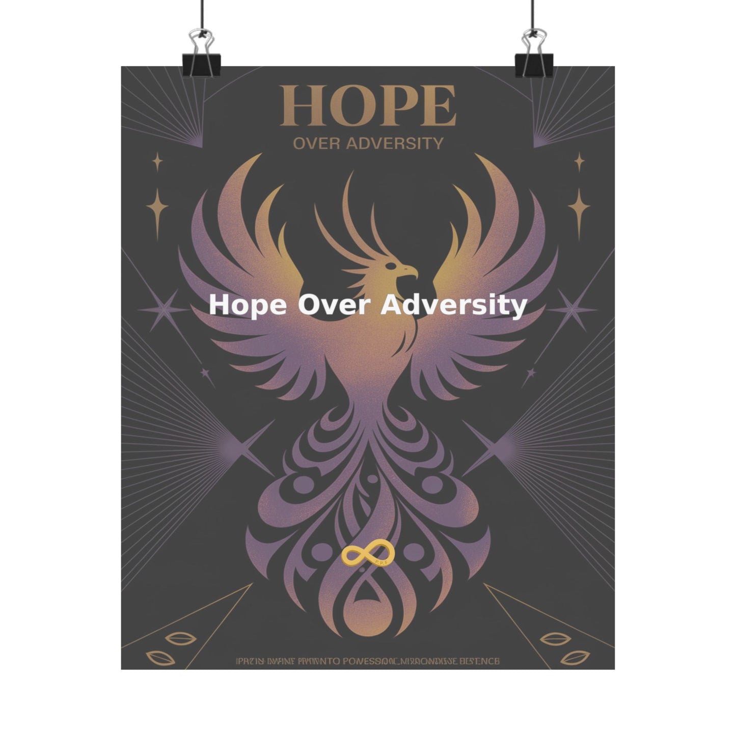 Hope Over Adversity - Matte Vertical Posters