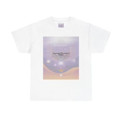 Courage Carved in Chaos - Unisex Heavy Cotton Tee