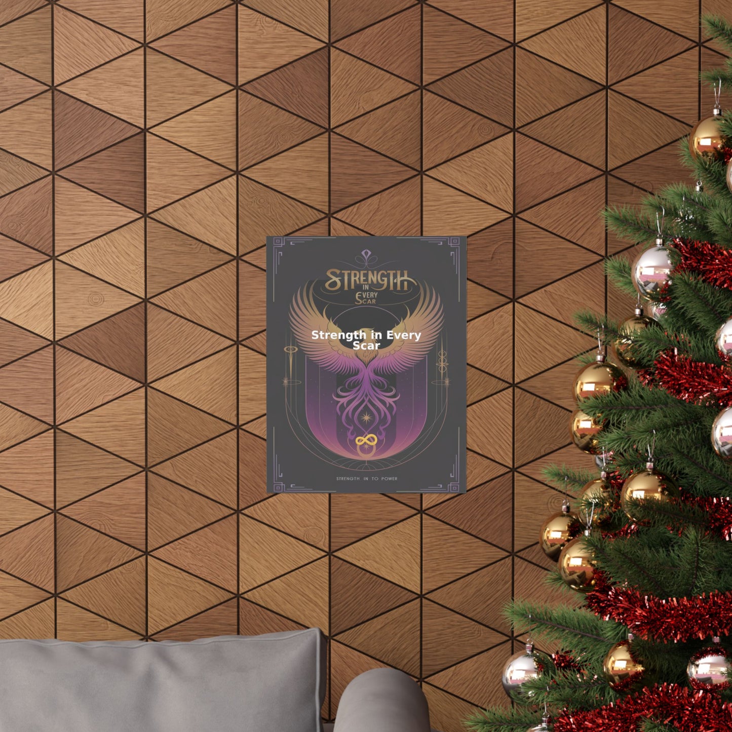 Strength in Every Scar - Matte Vertical Posters