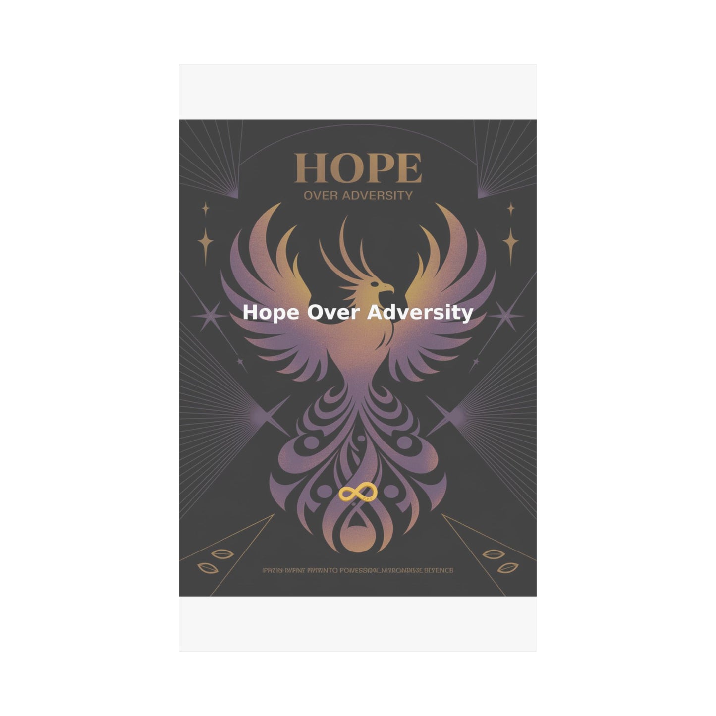 Hope Over Adversity - Matte Vertical Posters