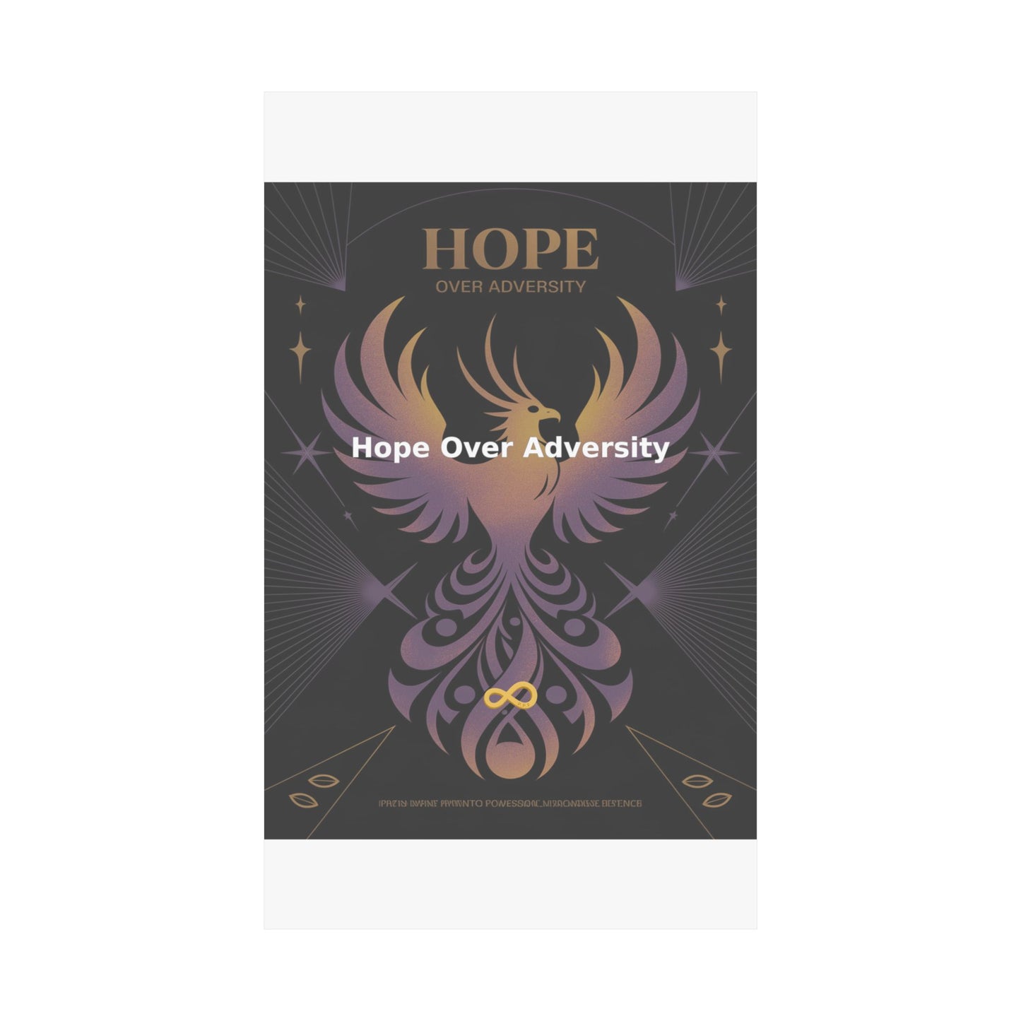 Hope Over Adversity - Matte Vertical Posters