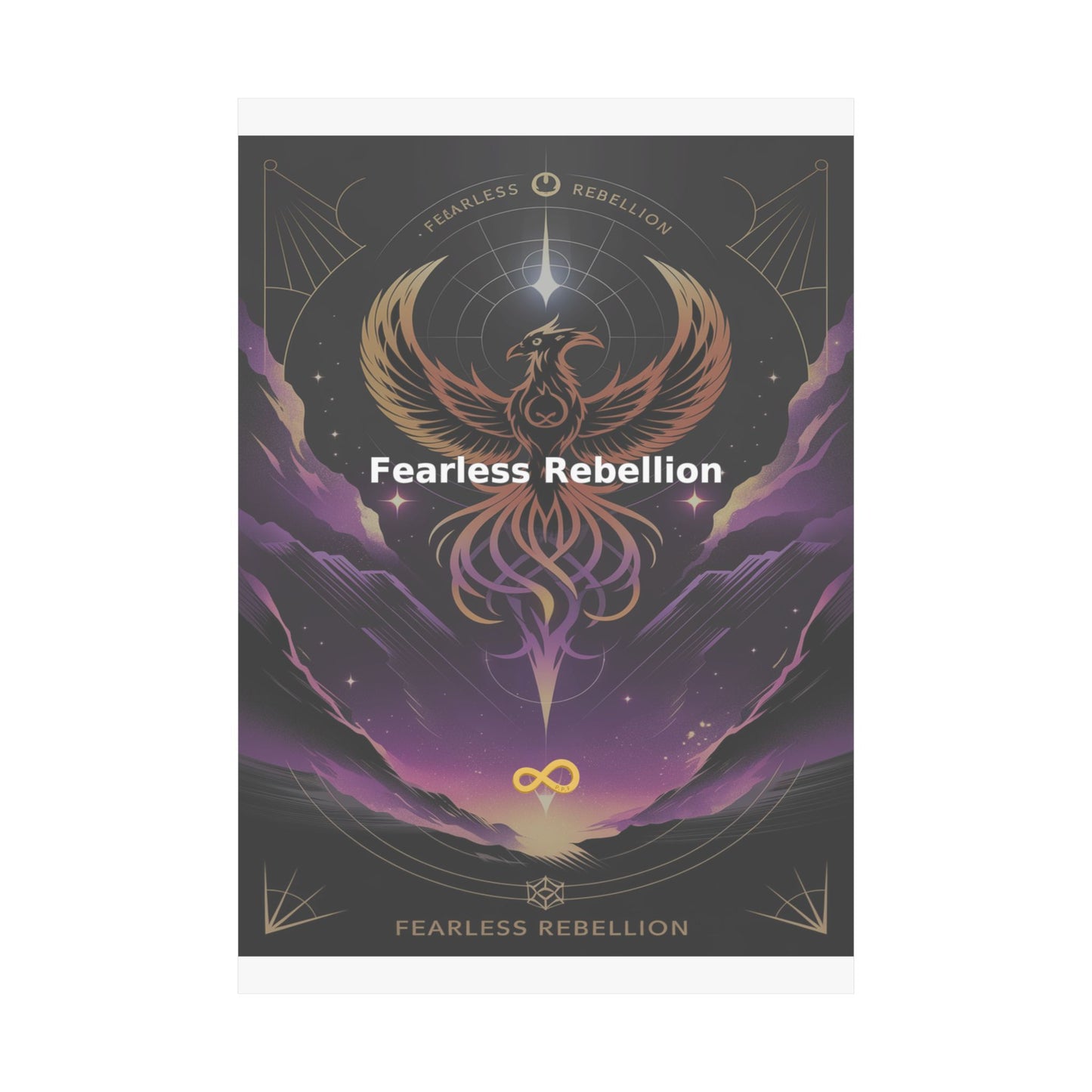 Fearless Rebellion - Matte Vertical Posters