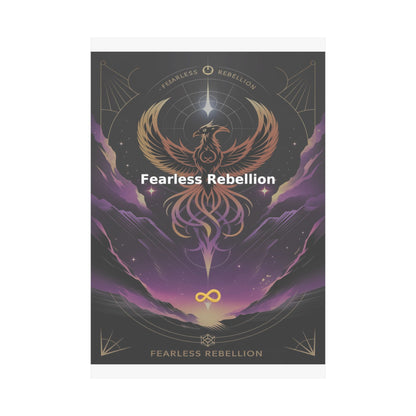 Fearless Rebellion - Matte Vertical Posters