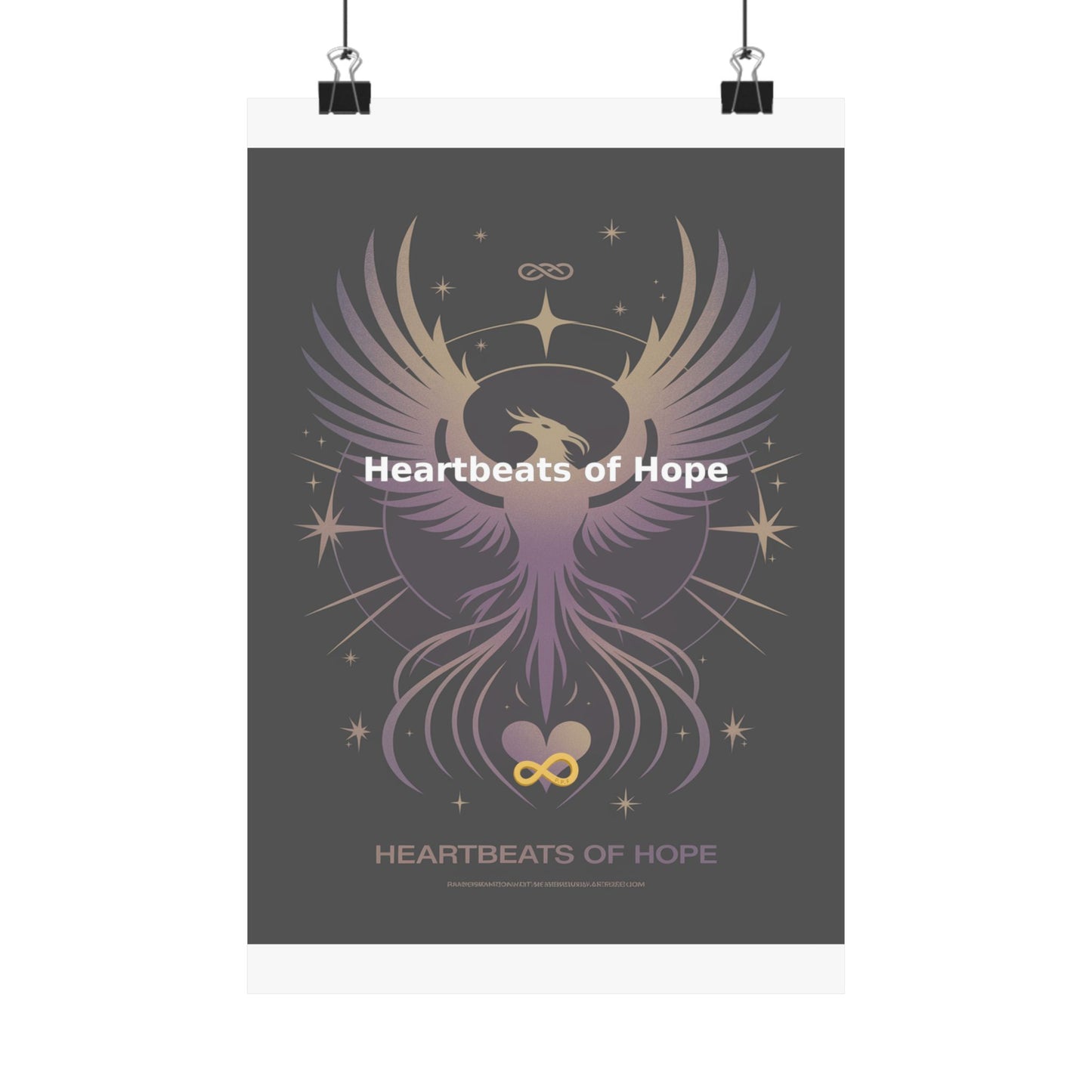 Heartbeats of Hope - Matte Vertical Posters
