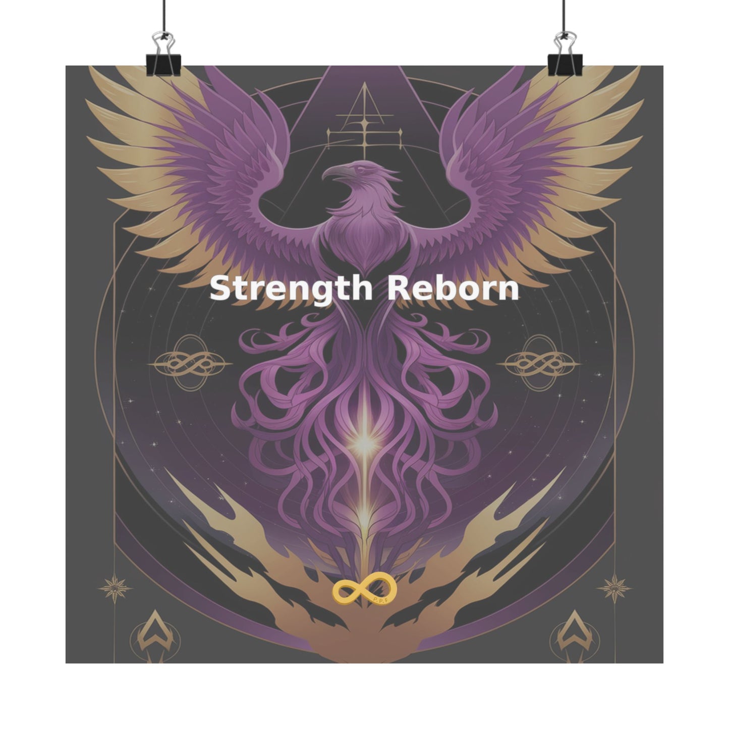 Strength Reborn - Matte Vertical Posters