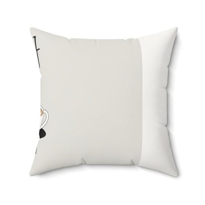 Korean Line - 진짜 (Jinjja) - Faux Suede Square Pillow