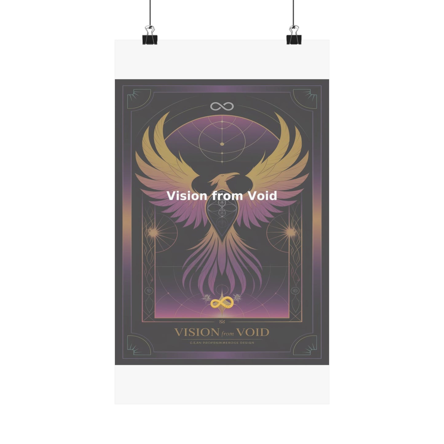 Vision from Void - Matte Vertical Posters