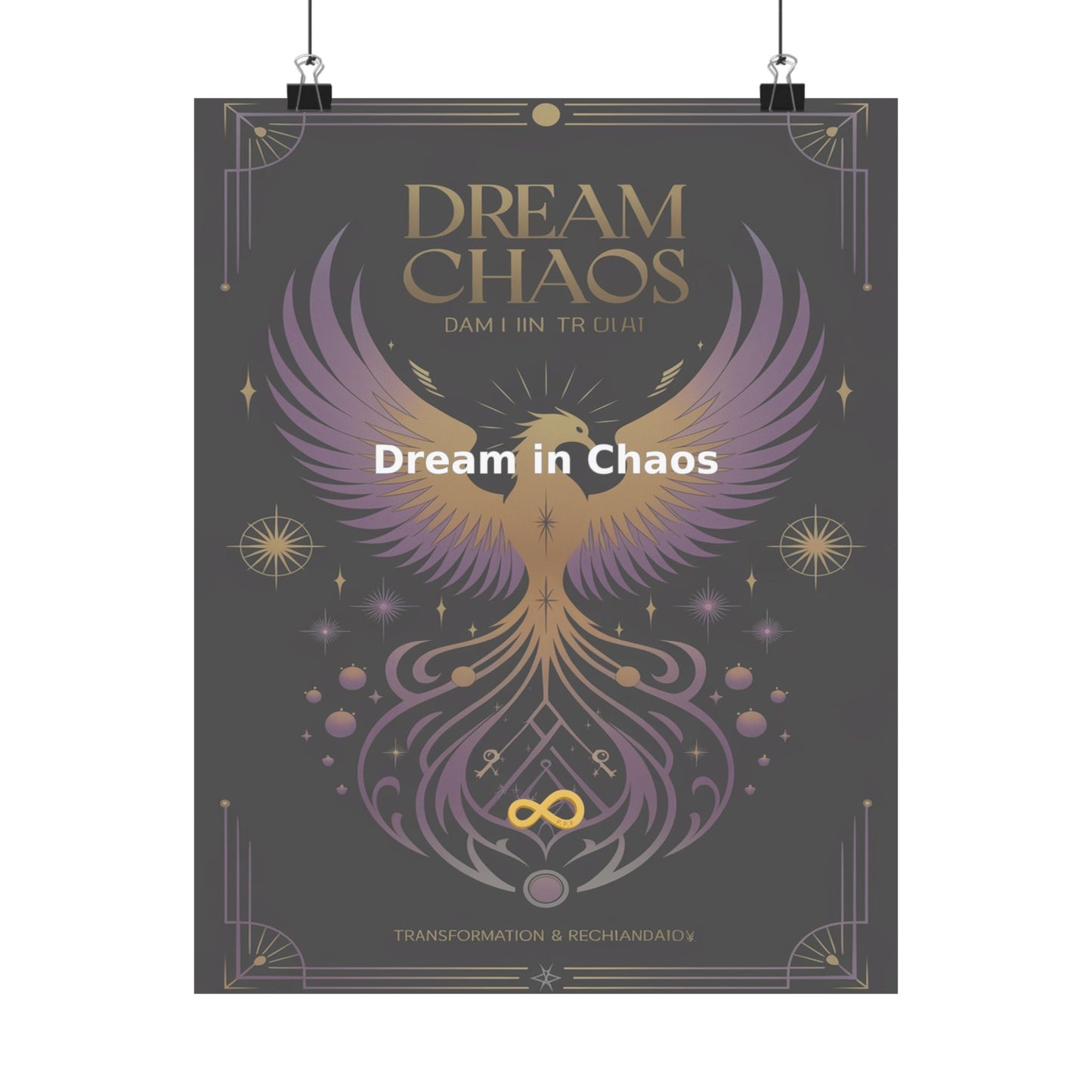 Dream in Chaos - Matte Vertical Posters