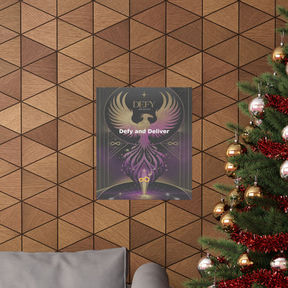 Defy and Deliver - Matte Vertical Posters