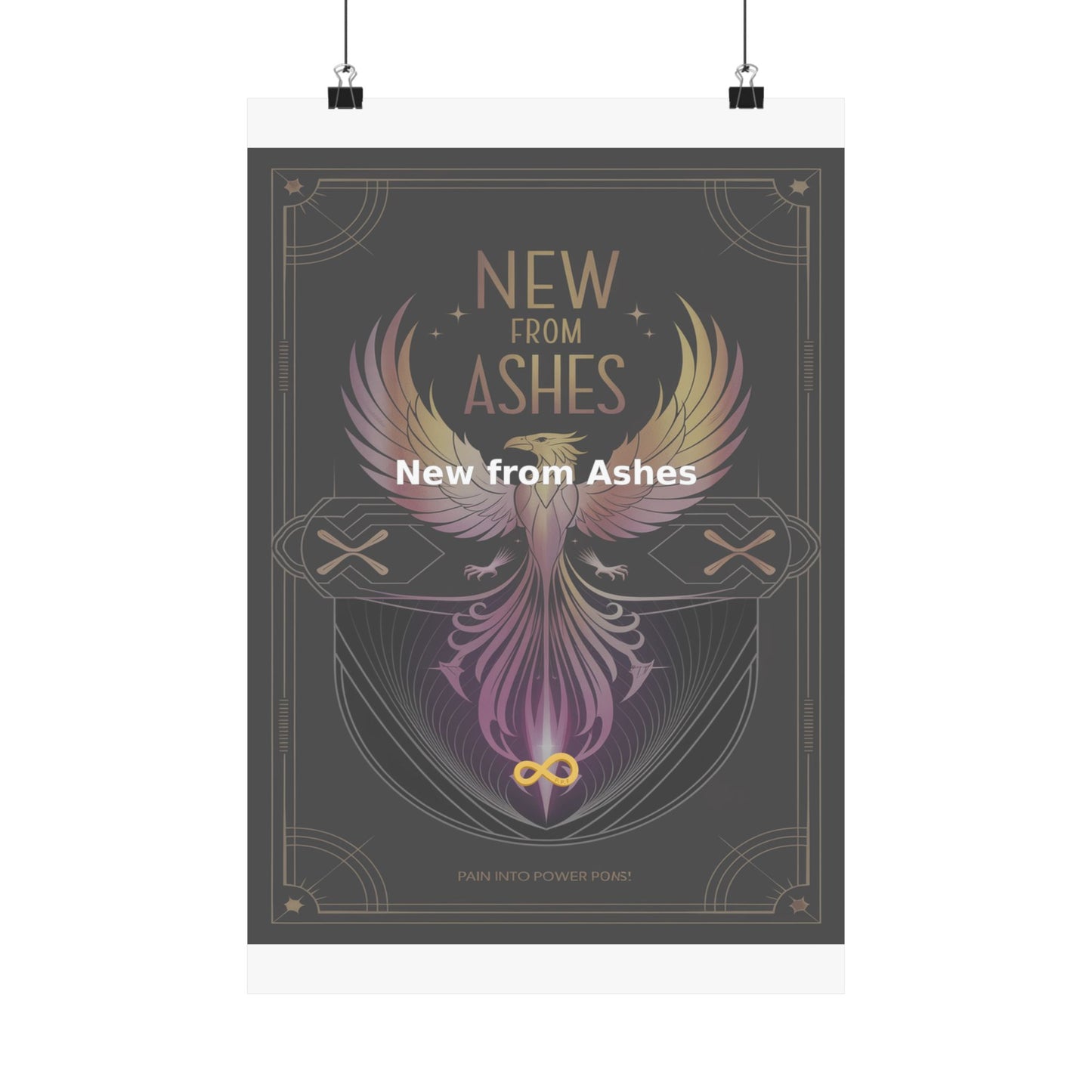 New from Ashes - Matte Vertical Posters