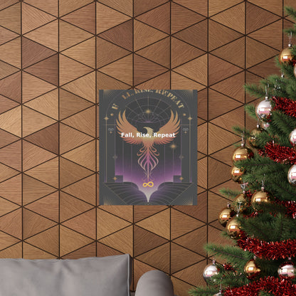 Fall, Rise, Repeat - Matte Vertical Posters