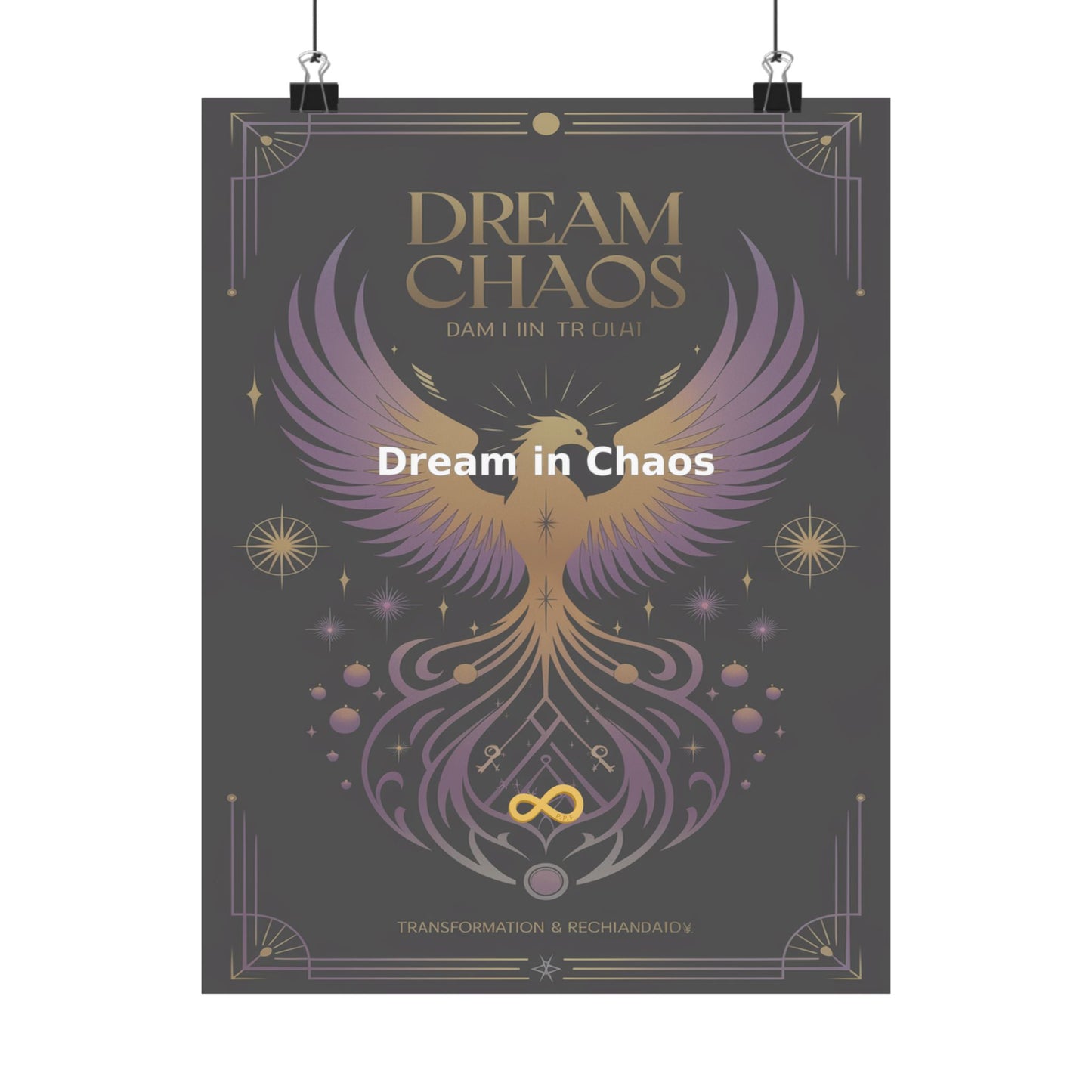Dream in Chaos - Matte Vertical Posters