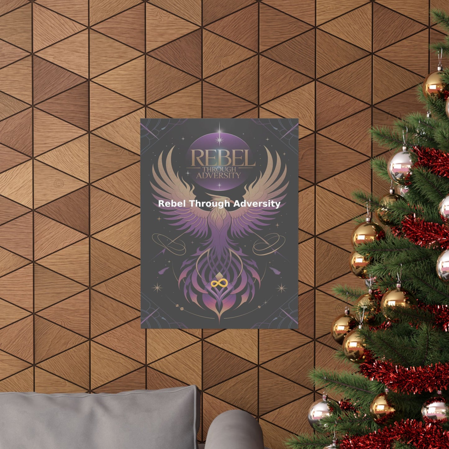 Rebel Through Adversity - Matte Vertical Posters