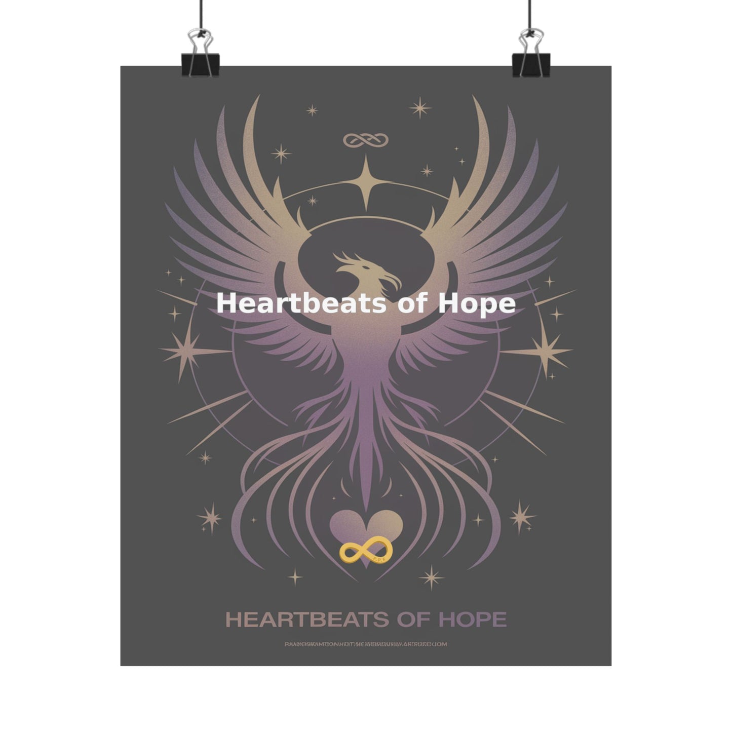 Heartbeats of Hope - Matte Vertical Posters