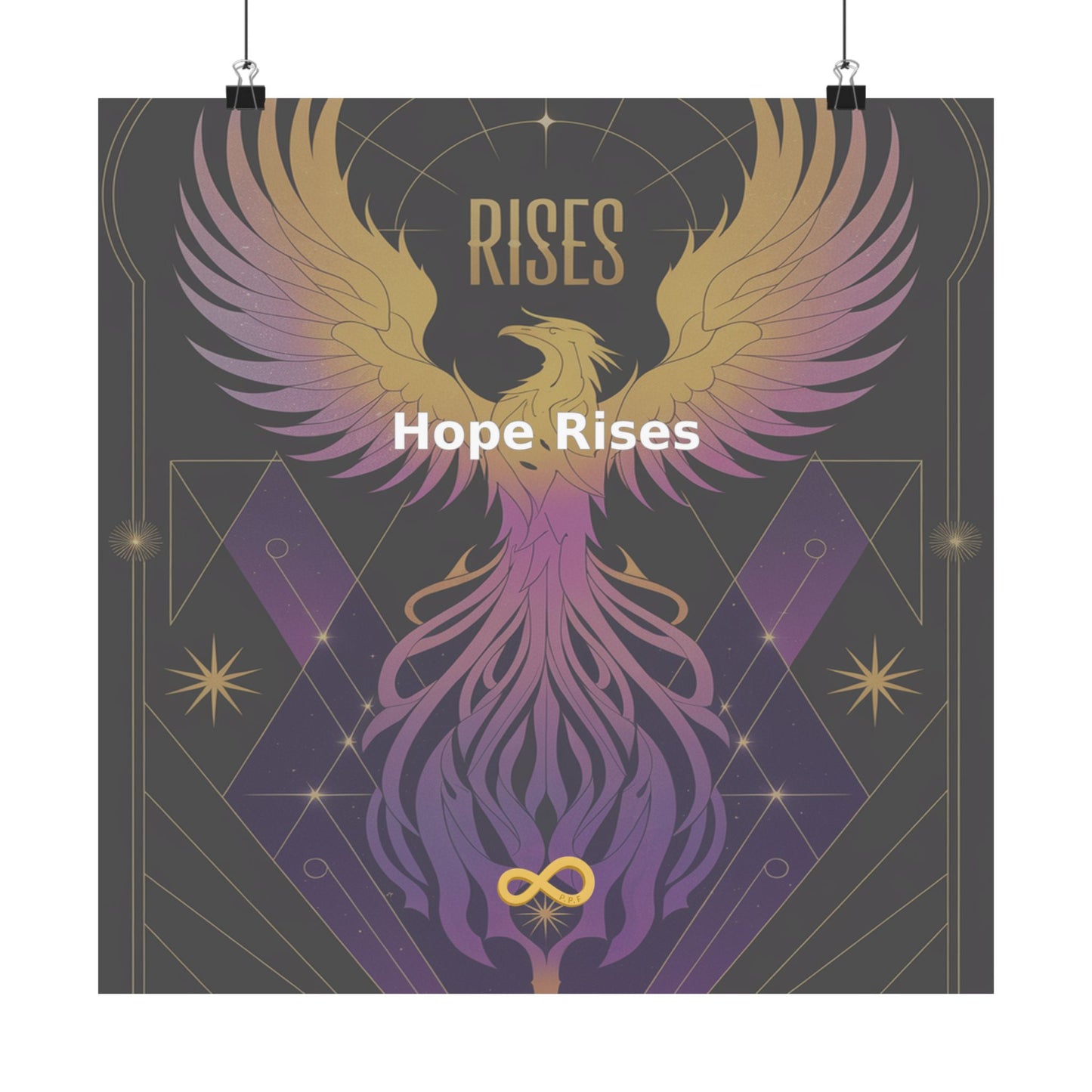 Hope Rises - Matte Vertical Posters
