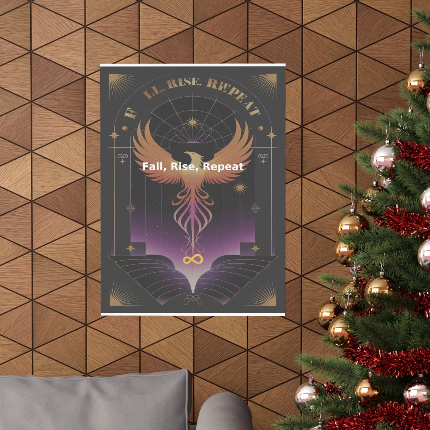 Fall, Rise, Repeat - Matte Vertical Posters