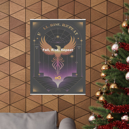Fall, Rise, Repeat - Matte Vertical Posters