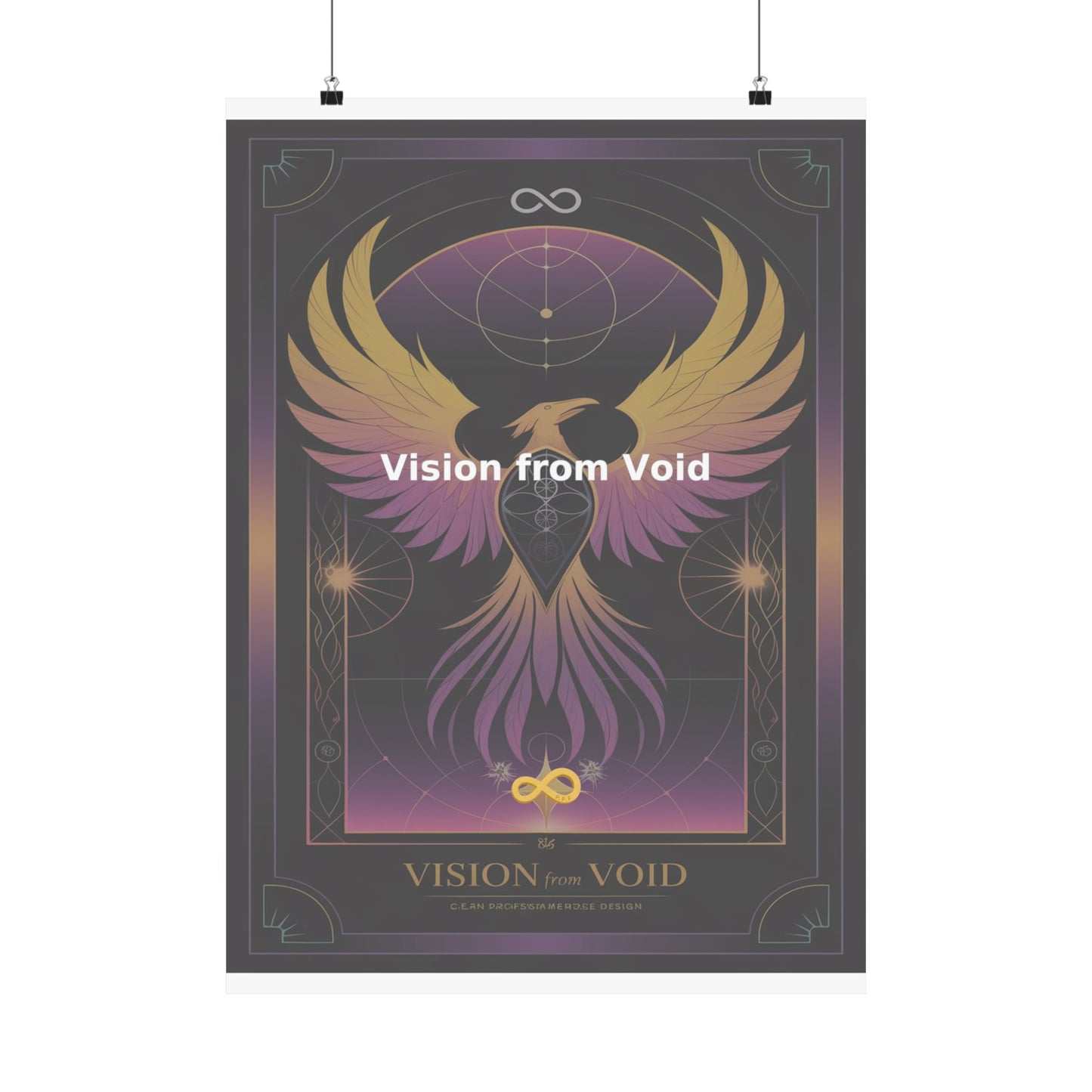 Vision from Void - Matte Vertical Posters