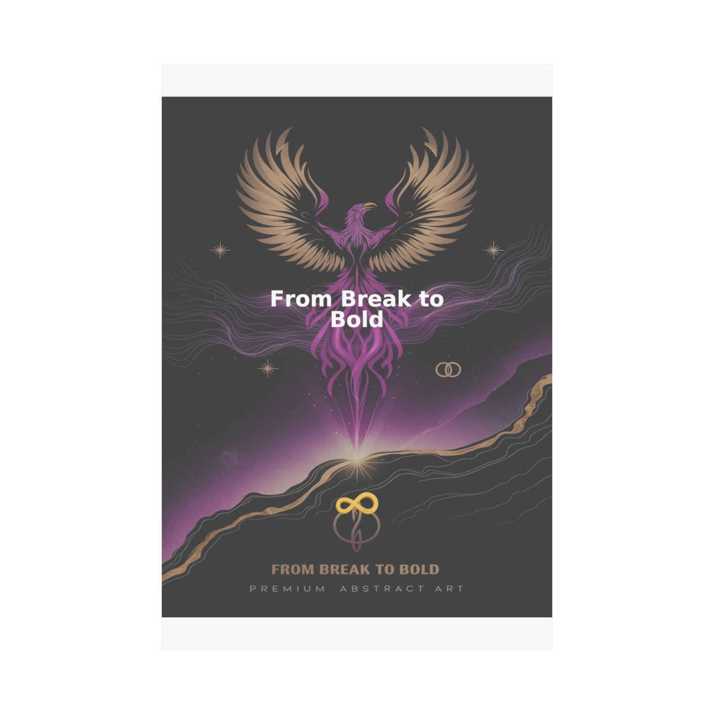 From Break to Bold - Matte Vertical Posters