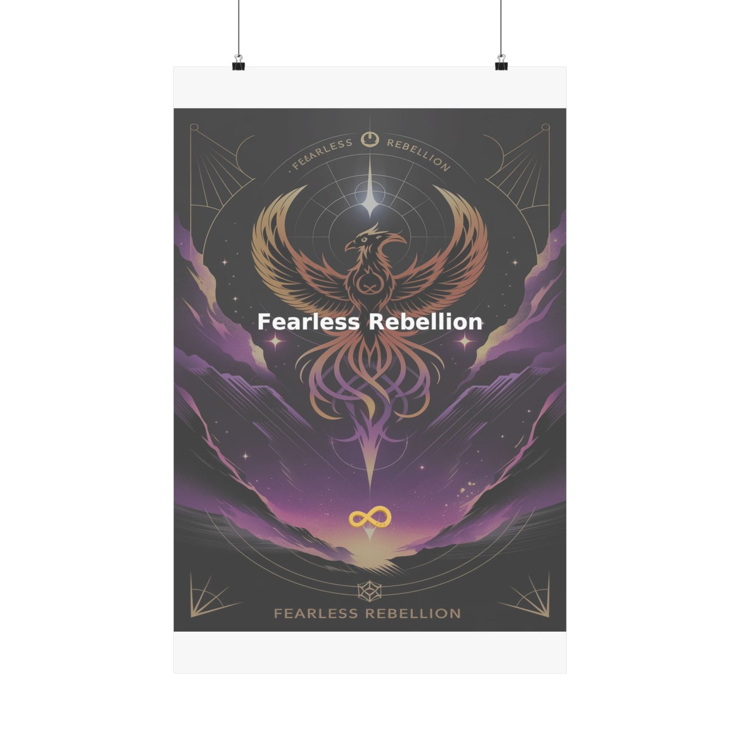 Fearless Rebellion - Matte Vertical Posters