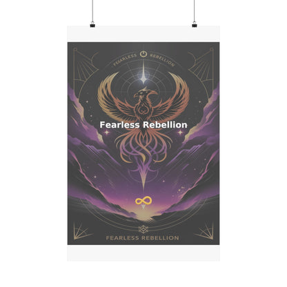 Fearless Rebellion - Matte Vertical Posters