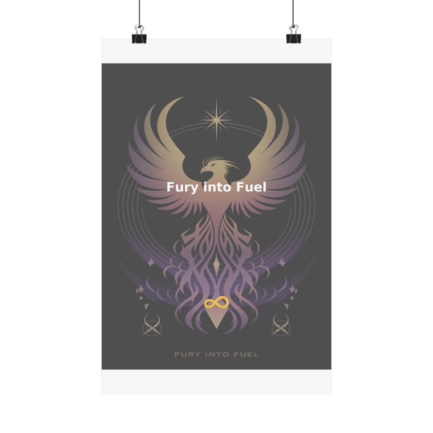 Fury into Fuel - Matte Vertical Posters