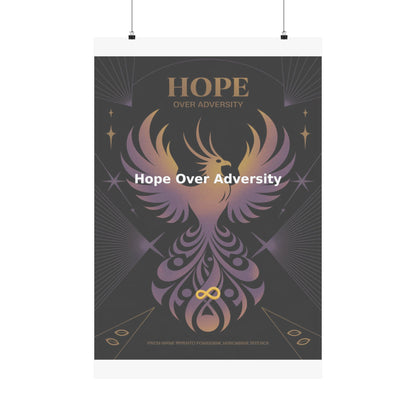 Hope Over Adversity - Matte Vertical Posters