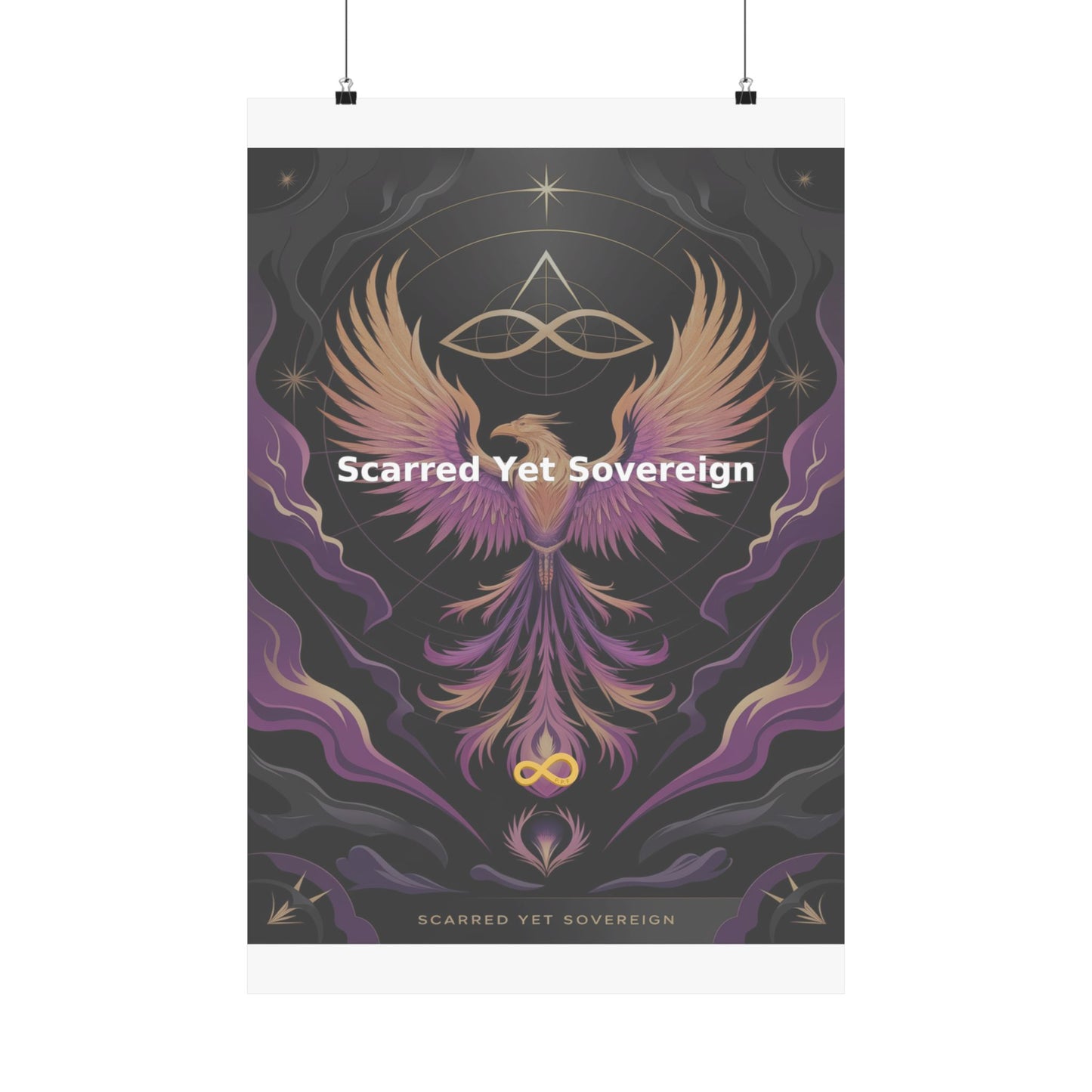 Scarred Yet Sovereign - Matte Vertical Posters