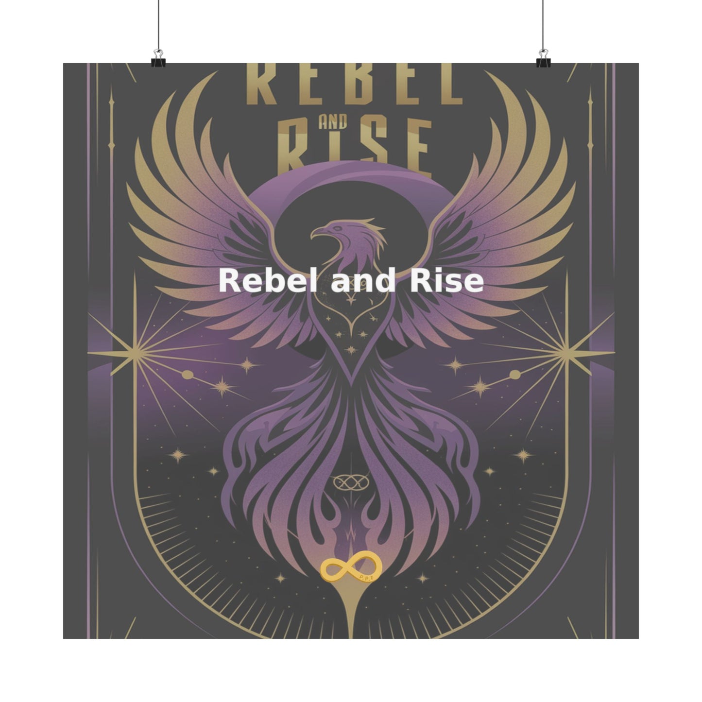 Rebel and Rise - Matte Vertical Posters