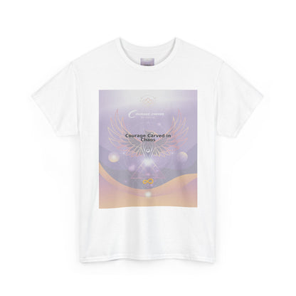 Courage Carved in Chaos - Unisex Heavy Cotton Tee