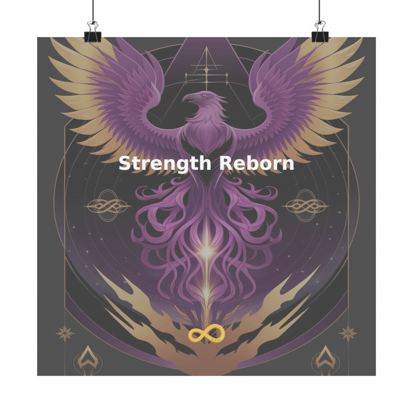 Strength Reborn - Matte Vertical Posters